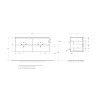 База под раковину BELBAGNO KRAFT-1200-4C-SO-BO