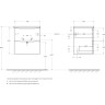 База под раковину BELBAGNO MARINO-CER-MINI-500-2C-SO-RR-P