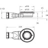 Душевой поддон из искусственного мрамора BELBAGNO TRAY-MR-UNO-AH-160/90-35-W-BO