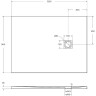 Душевой поддон из литьевого мрамора 120x90 см BELBAGNO TRAY-MR-UNO-AH-120/90-35-NERO-CR
