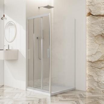 Душевой уголок BELBAGNO UNO-195-AF-31-100-C-NERO