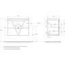 Тумба Bianco Lucido 79,6 см BELBAGNO VITTORIA VITTORIA-800-2C-SO-BL-P