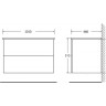 Тумба Rovere Nature 99,6 см BELBAGNO ETNA ETNA-1000-2C-SO-RN-P